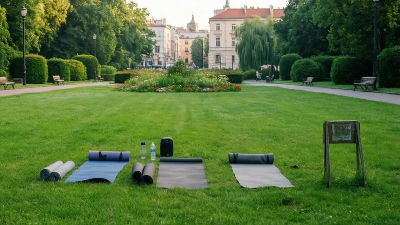Joga na trawie w Ogrodzie Saskim – bezpłatne zajęcia dla mieszkańców w każdą sobotę Joga na trawie w Ogrodzie Saskim – bezpłatne zajęcia dla mieszkańców w każdą sobotę